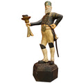 19th Century Hessian Soldier Wood Carving with Original Paint