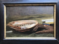 Oil Painting on Board, Still Life Tobacciana, August Johann Holmberg, Signed