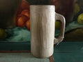 Wood Carved Stein Mug Farm House Vase