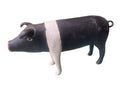 Folk Art Wood and Gesso Pig by Thomas Dimmitt, Berthoud CO