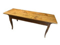 Old German Beer Hall Farm Table, Pine, Lift-Off Top