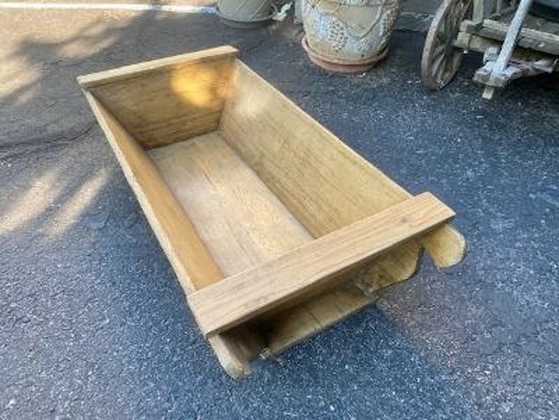 Large Antique Primitive Wood Dough Box