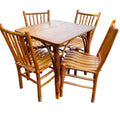 Old Hickory Table and Chairs Set, 1990s