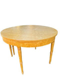 Pair of Grain Painted Demilune Tables, 1930s