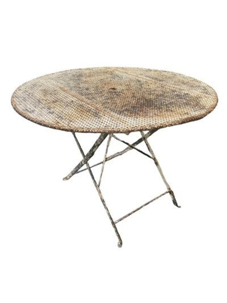French Folding Garden Table, for Pickup, No Delivery