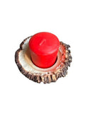 Antler Rosette Candle Holder, Holds Tea Lights