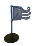 18th Century Weathervane Dragon Fragment on Stand