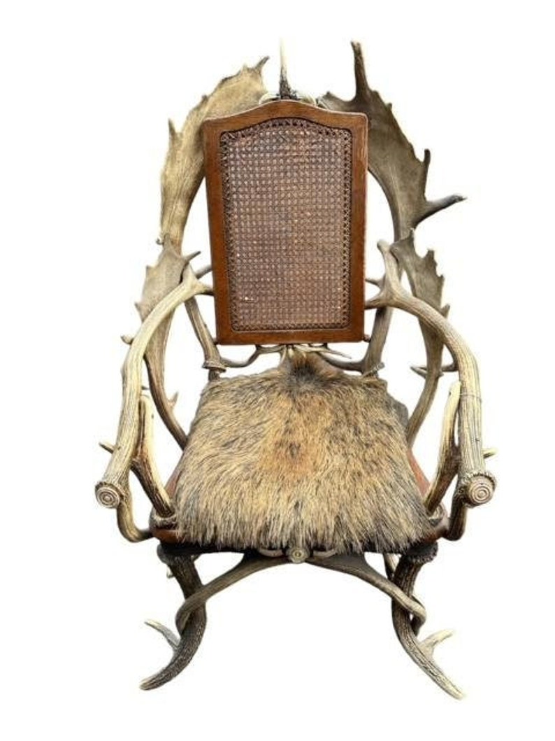 German Antler Chair, Shipping is Additional and Not Included in Price