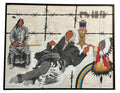 "No Boundaries" Ledger Drawing by Travis Blackbird, 1891 Ledger Pages