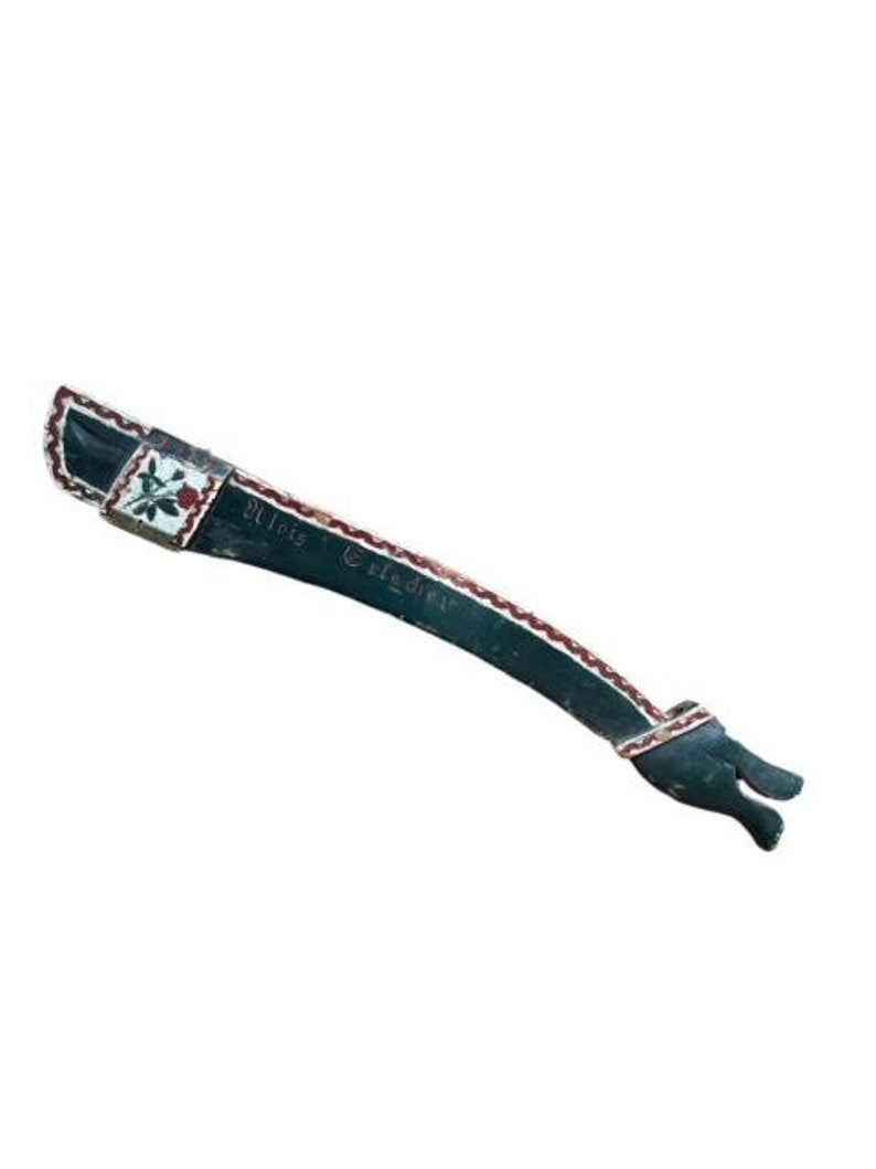 Austrian Folk Art Head of Dragon Scythe Handle Alois Erlacher
