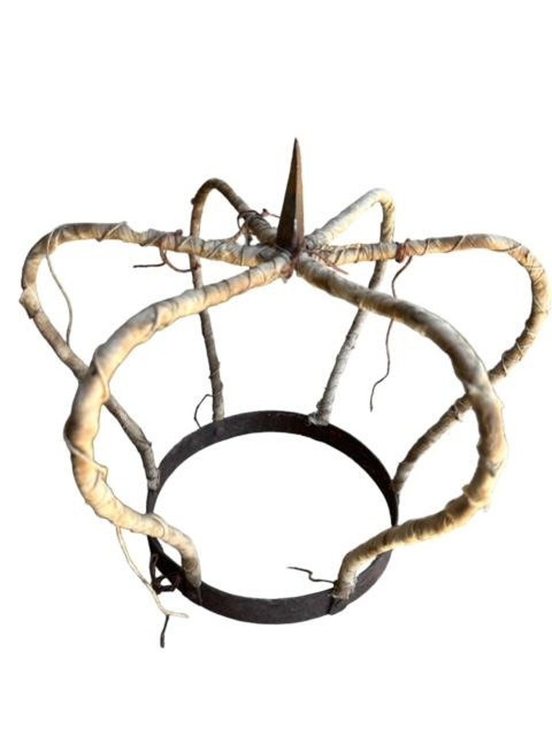 Antique Madonna Crown, Devotional Folk Art, 19th Century