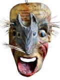 Carved Wood Mask with Fox, 1950s