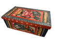 German Bavarian Painted Wood Box, 1910s