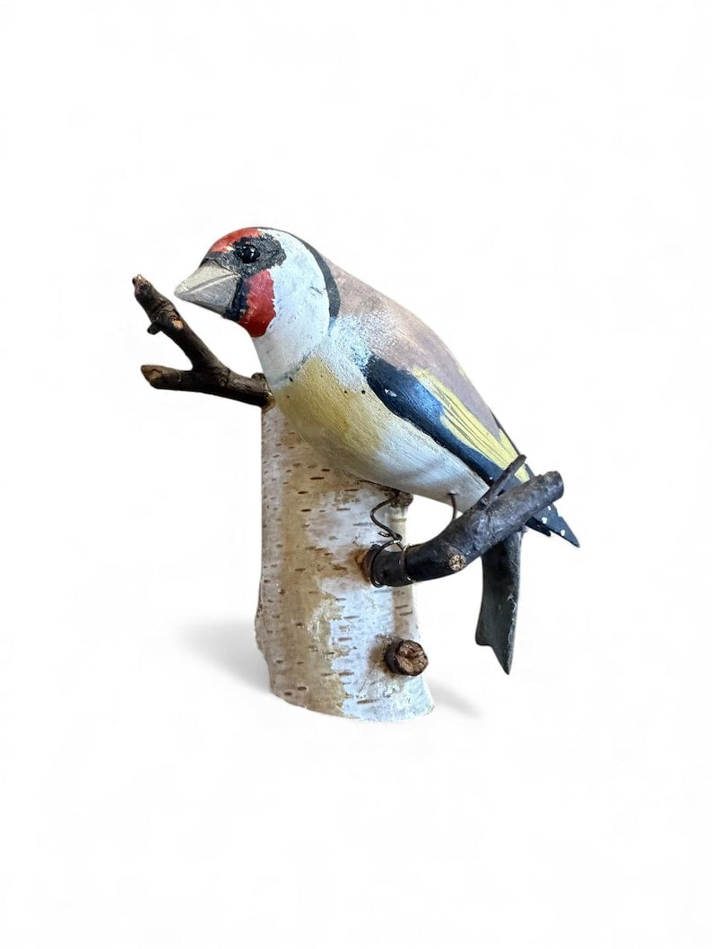 Wood Carved Austrian Bird Vintage #65