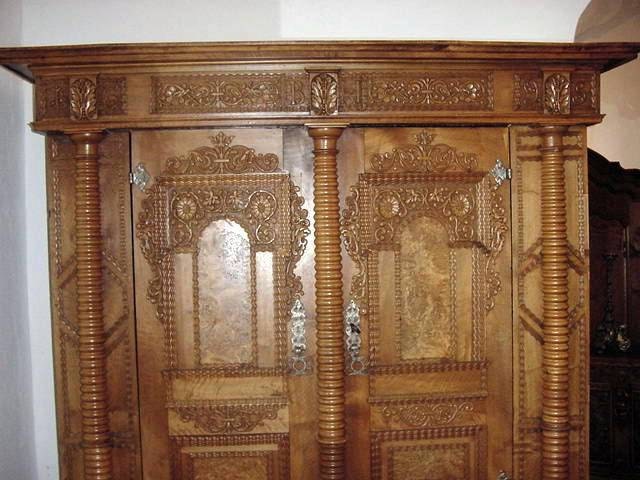 17th Century Swiss Armoire, Dated 1623, Bernadotte Collection