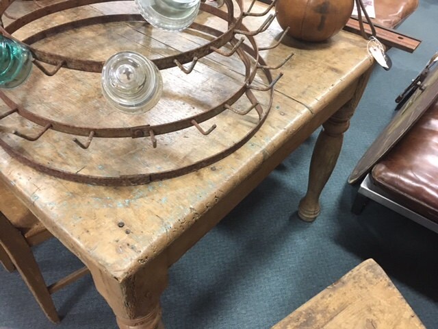 Mexican Sabino Wood Table, Wide Single-Plank Top