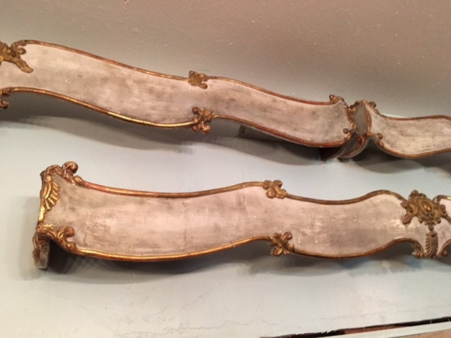 Trio of 19th Century French Chateau Valances