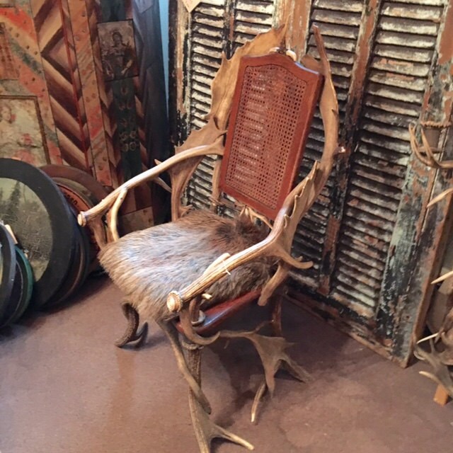 German Antler Chair, Shipping is Additional and Not Included in Price