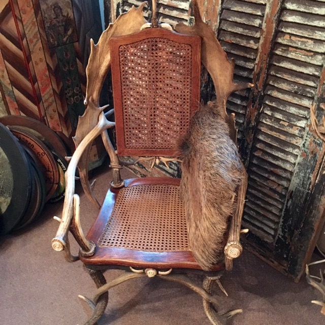 German Antler Chair, Shipping is Additional and Not Included in Price