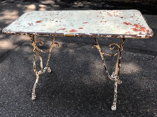 19th Century French Table from Arras, Horse Hoof Feet