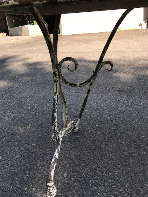 19th Century French Table from Arras, Horse Hoof Feet