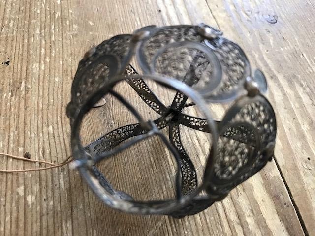 Antique Silver Filigree Madonna Crown, Bavaria