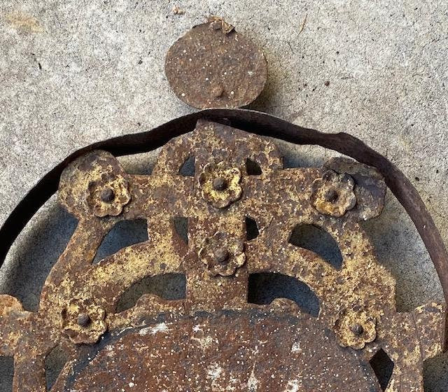 European Antique Iron Cross, 19th Century