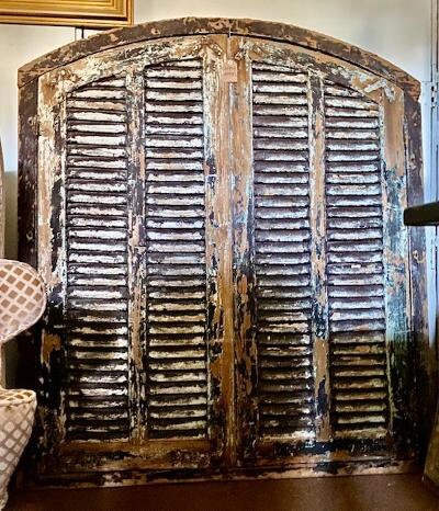 XL Large Pair of Distressed Shutters, Shipping is Additional