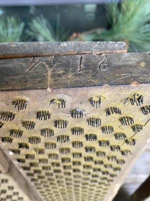 Antique Textile Fabric Stamping Blocks, Set of 5