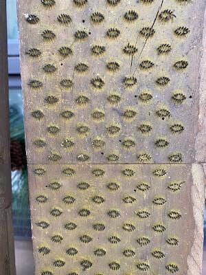 Antique Textile Fabric Stamping Blocks, Set of 5