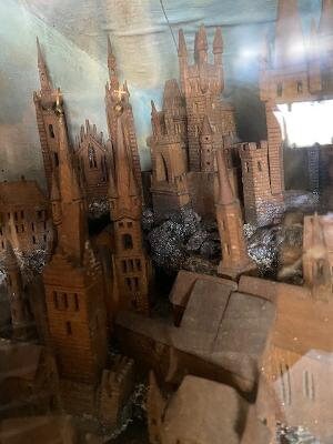 Krippe Nativity Diorama circa 1800s, Baby Jesus and Wise Men
