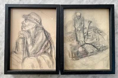Kathe Kollwitz Pair of Lithographs, Expressionist Prints