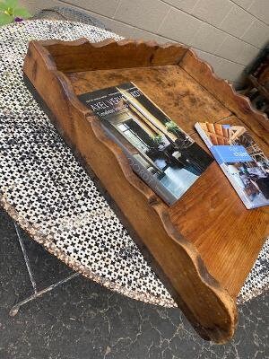 Dough Noodle Cutting Bread Board American Antique