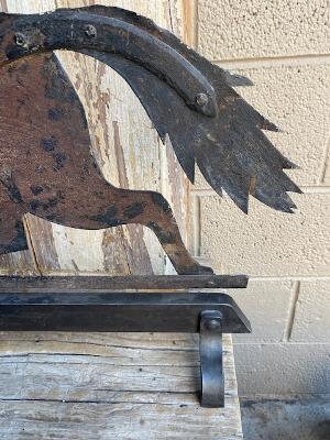 19th Century Running Horse Sheet Metal Weathervane