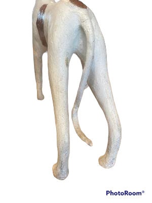 Folk Art Wood and Gesso Dog by Thomas Dimmitt, Berthoud CO