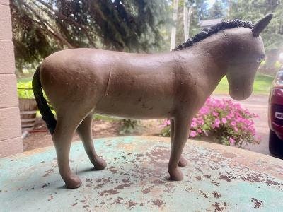 Folk Art Wood and Gesso Horse by Thomas Dimmitt, Berthoud CO
