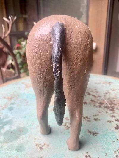 Folk Art Wood and Gesso Steer by Thomas Dimmitt, Berthoud CO