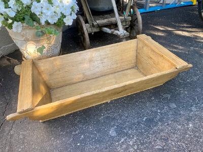 Large Antique Primitive Wood Dough Box