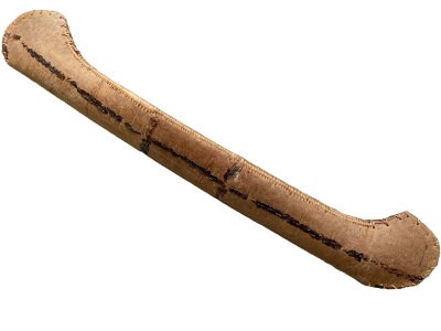 Birch Bark Canoe with Pine Tar, Native American Folk Art