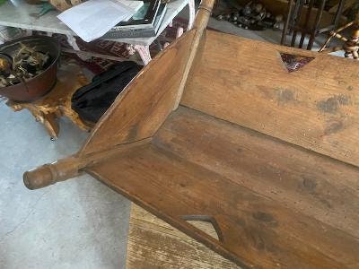 Antique French Cradle, Table Centerpiece Container