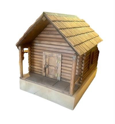 Large Adirondack Log Cabin Model House