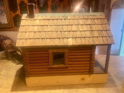 Large Adirondack Log Cabin Model House