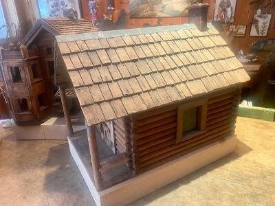 Large Adirondack Log Cabin Model House