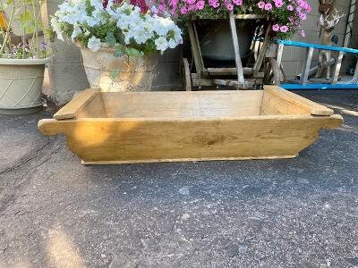 Large Antique Primitive Wood Dough Box