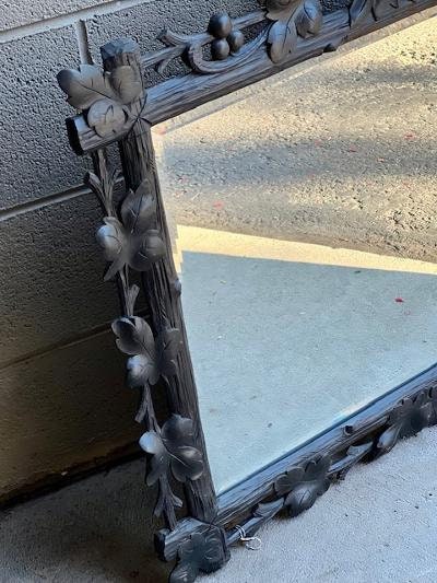 Beautiful Black Forest Beveled Mirror