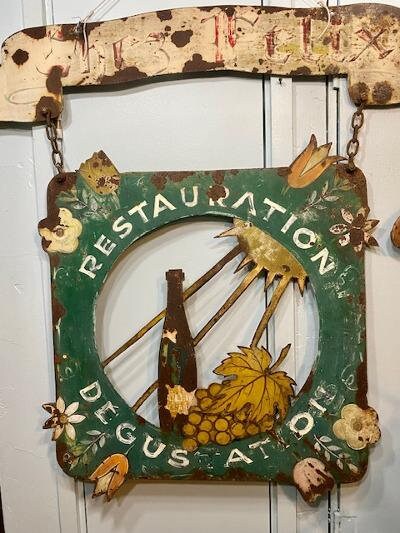 French Restaurant Sign "Chez Felix", 1930s