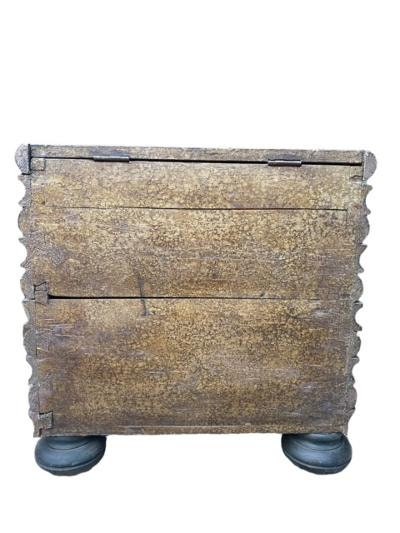 Austrian Faux Book Chest Side Table, Circa 1900
