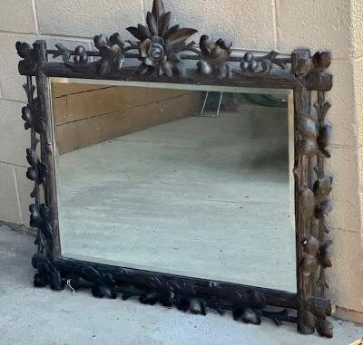 Beautiful Black Forest Beveled Mirror