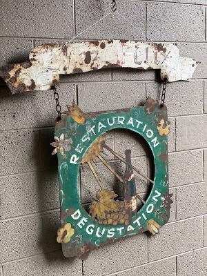 French Restaurant Sign "Chez Felix", 1930s