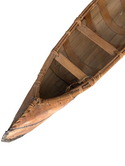 Large Birch Bark Model Canoe, 1940